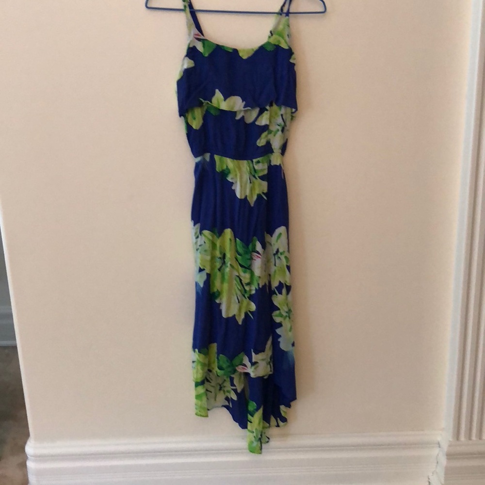 DKNY kids size Large high-low dress.